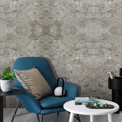 Retro Cement Gray Wallpaper Home Decor Living Room Decoration PVC Wall Stickers Mural Industrial Style Wall Art Stickers 100cm