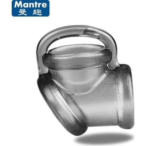 Silicone Male Scrotum Stretcher Delaying Ejaculation Flexible Sleeves Sex Toys For Men Lasting Adult Supplies Chastity Belt