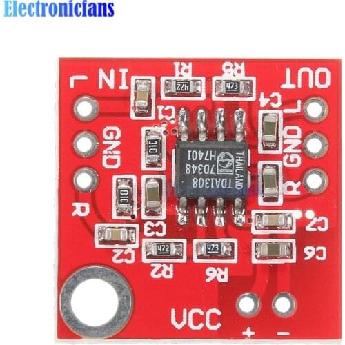 Stereo TDA1308 Headphone Amplifier Board Headset Amp Preamplifier Board Module 3V-6V
