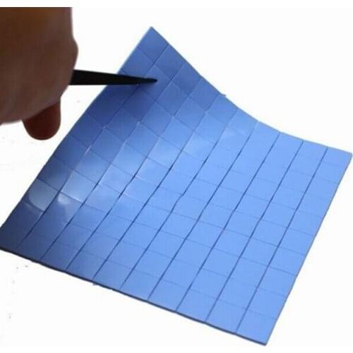 Thermal Pad GPU CPU Heatsink Cooling Conductive Silicone Pad 10mm*10mm*1mm Size for Laptop