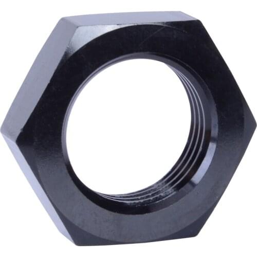 ESPEEDER AN3 Seal Locking Fitting Adapter Bulkhead Aluminum Anodized Nut Black Fittings