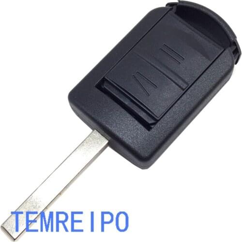 10pcs/lot 2 Button Uncut Blade Remote Key Shell for Vauxhall Opel Corsa