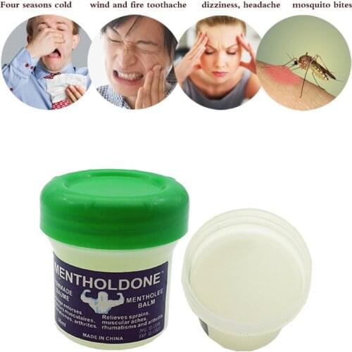 Vapour Rub White Cooling Mint Balm Ointment For Anti Mosquito Headache Toothache Stomachache Dizziness Essential Muscle Rub Ache