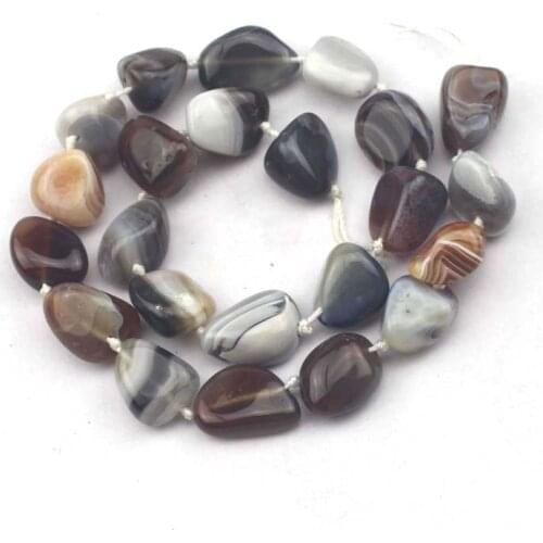 10-13mm natural botswana agate stone beads natural gemstone beads DIY loose beads for jewelry making strand 15" wholesale