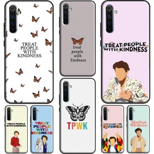 Treat People With Kindness Case For Realme 8 Pro Q3 6 7 C3 C11 C15 C21 GT Neo Cover For OnePlus 9 Pro 8 8T 9R Nord