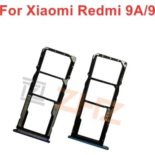 For Xiaomi Redmi 9a/9 Card Tray Holder SIM Card Micro SD SIM Card Slot Adapter Replacement Repair Spare Parts