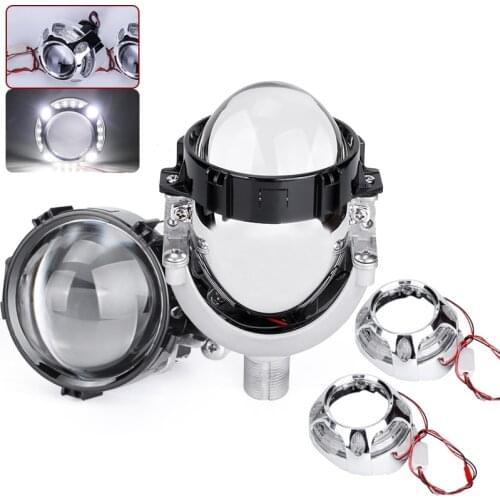 3.0 Inch Bi-LED Projector Lenses For Car Headlights H1 H4 H7 9005 9006 HB3 HB4 30000LM 6000K 4300K Cut-off LED Bulbs High Bright