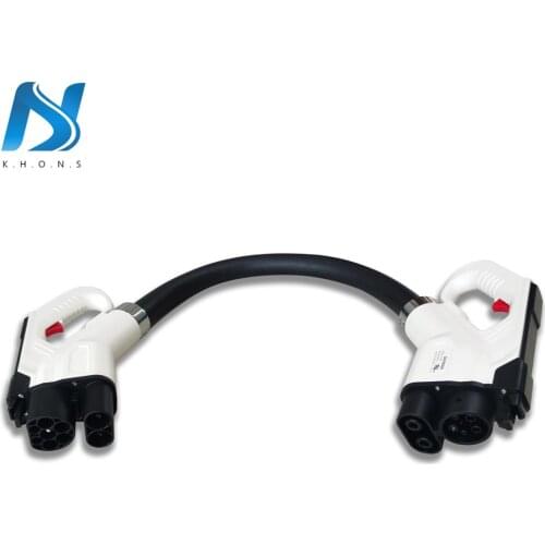 Khons 150A CE TUV CCS Combo 2 to Combo 1 DC Quick Charger Adapter With 0.3m UL Cable Charging Station