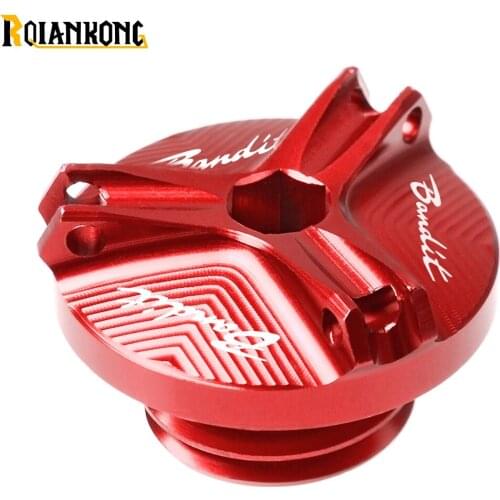 M20*2.5 Motorcycle Engine Oil Filter Cup Plug Cover Screw For Suzuki BANDIT1200/S 2001-2006 BANDIT1250/S/F 2006-2015