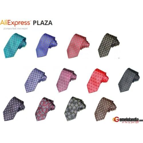 Gemelolandia mens ties 100% Silk Twill Silk ties elegant and sober various colors to choose