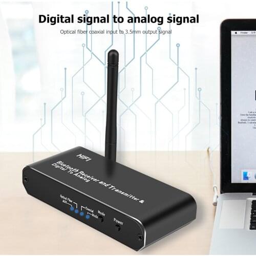 Dongle Music Adapter Transmitter Audio Receiver D09 Bluetooth 5.0 Receiver Transmitter Digital Optical Audio Converter