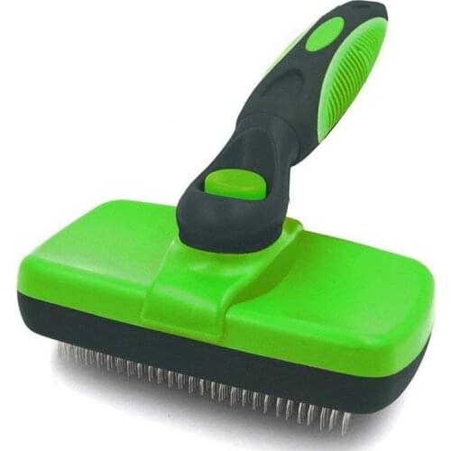 New Pet Cleaning Products Dog Grooming Comb Stainless Steel Needle Self-cleaning Depilation Needle Comb Cat And Dog Universal