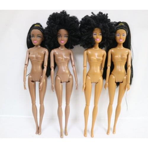 Nude doll Black skin dolls jointed dolls black dolls 2018