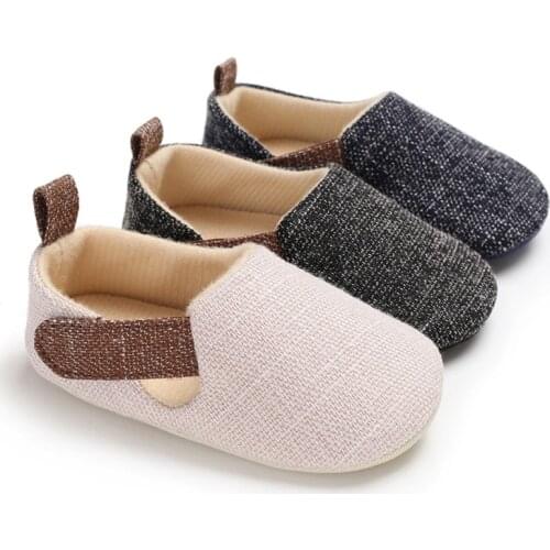 Baby Boy Shoes Infant First Walkers Nonslip hard Sole Toddler Baby Shoes Hot Sale for 0-18M Sole Toddler Baby Shoes