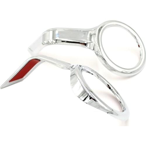 Pair of Fog Light Trim Rings Lamp Bezel ABS Plastic Fit for Honda Goldwing