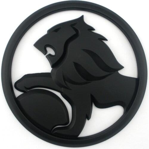 Plastic SSV Sign HSV Badge Emblem Matte Black Lion Flag Commodore Wagon Clubsport Gts Senator