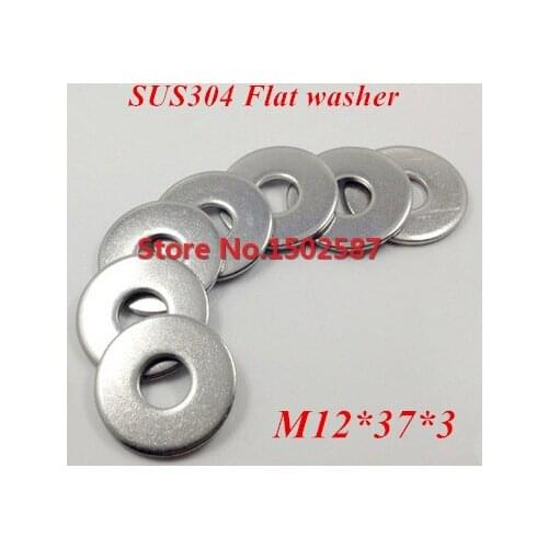 25 Pieces M12*37*3 Thick DIN 9021 Flat Washer A2-70 Stainless Steel SS304