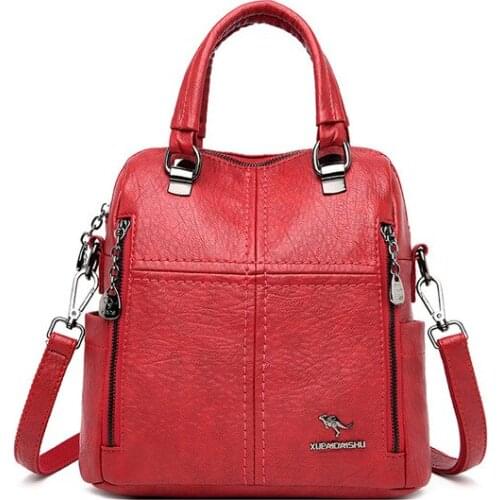 Pink Sugao backpacks leather backpacks women travel backpack small backpack bookbag laptop backpack purse fashion shoulder bag