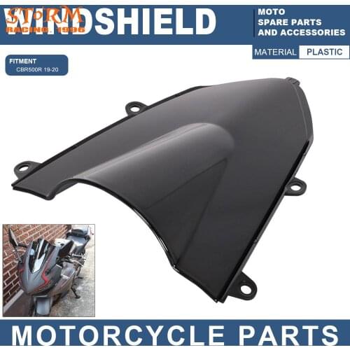 Motorcycle Windscreen Windshield Wind Deflectors For Honda CBR500R VBR 500R 500 R 2019-2020