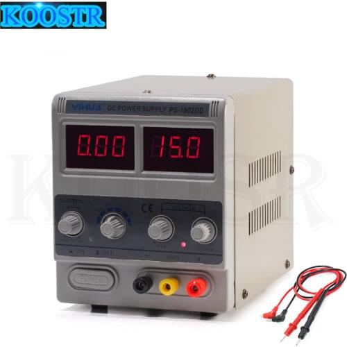 YIHUA 1502DD Mini Laboratory Power Supply Adjustable Digital For Phone Repair 15V 2A Voltage Regulator Switching DC Power Supply