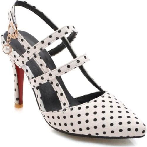 Big Size ladies high heels women shoes woman pumps Pointed, pointed, high-heeled sandals