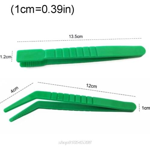 10pcs Plastic Bug Insect Catcher Tongs Tweezers for Kids Children Biology Study Tool D23 20 Dropshipping