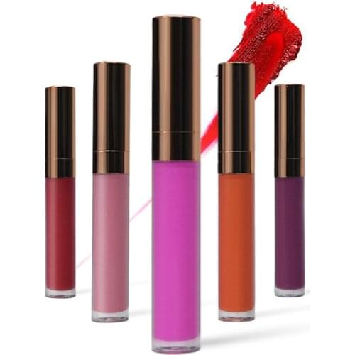 20 Pieces Matte Liquid Lipstick with Private Label Long Lasting Waterproof Nonstick Lip Gloss Custom Tubes Wholesale
