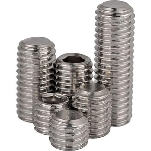 304 stainless steel Hex Hexagon Socket Allen Cup Point Grub Screw Set Bolt M3 M4 M5 M6 M8 M10