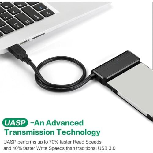 45CM USB 3.0 To Sata 3 2 1 Adapter Converter Cable SataIII To USB3.0 For 2.5" 3.5" inch Sata III II I HDD SSD Hard Disk Drive