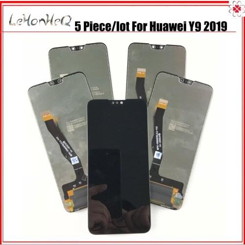 5 Piece/lot 6.5" new LCD for Huawei Y9 2019/ Enjoy 9 Plus LCD Display Touch Screen Digitizer Assembly For Huawei Y9 2019 Display