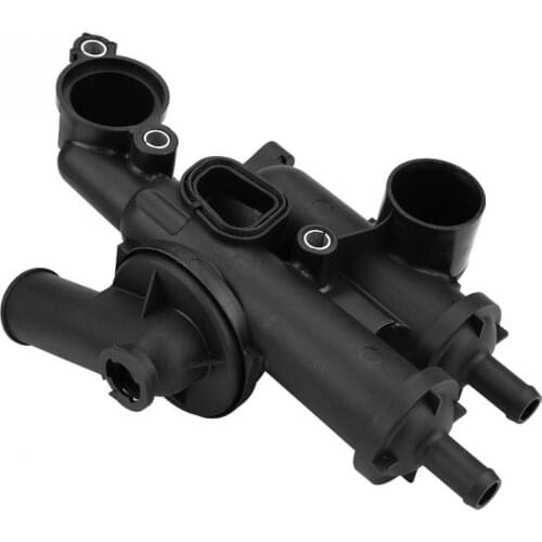 68003582AB Engine Coolant Coolant Thermostat with Housing for Chrysler Sebring Dodge Caliber Jeep Compass Car Cooling System