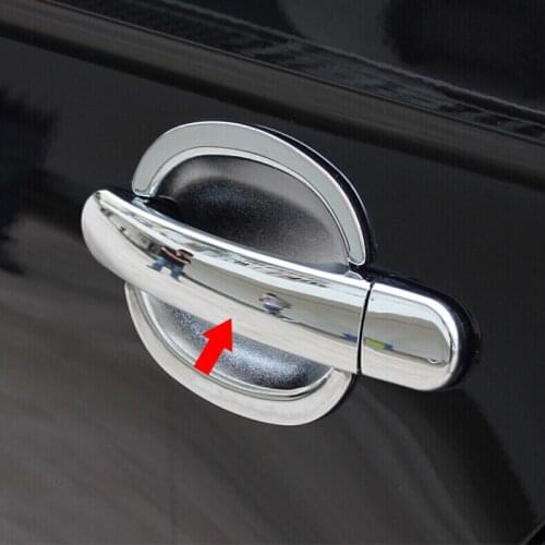 ABS Chrome For For Ford Kuga Escape 2013-2017 Accessories Car door protector Handle Decoration Cover Trims Sticker styling 8pcs