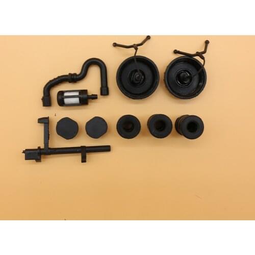 AV Buffer Plug Cap Switch Shaft Fuel Hose Kit Fit STIHL MS170 MS180 018 017 Grden Chainsaw Spare Parts 11303500500, 11237912800