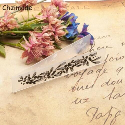 Chzimade Flowers 3D Plastic Embossing Folder For Card Making Scrapbooking Paper DIY Craft Decoration Supplies