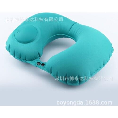 Travel U-shaped inflatable pillow Leisure inflatable pillow Press inflatable pillow Multifunctional inflatable pillow