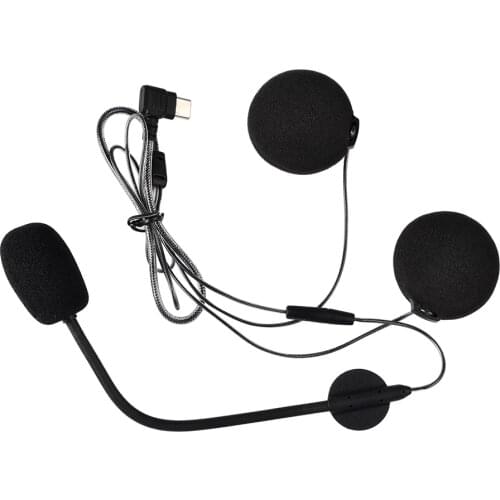 Fodsports Headphone Earphone with Microphone only suitable for M1-S Plus Motorcycle Helmet Bluetooth Headset Intercom