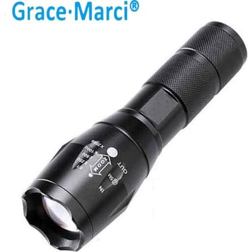 GM Powerful 3W T6 LED Flashlight 5-Mode 450 Lumens Latern G700 Military Grade Zoom Tactical LED Flashlight For Camping Hunting