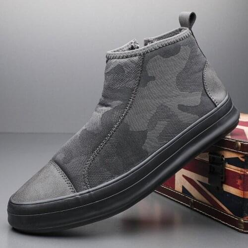Mens Sneakers Men Warm Boots with Flur Men Loafers Shoes Fashion Slip on Men Driving Shoes Soft Sapato Masculino Mocassin Homme