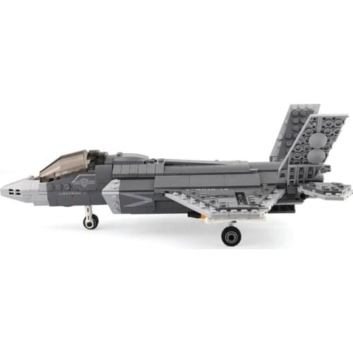 New Xingbao Military Series Construction F35 Lightning II Combat Aircraft Building Blocks MOC Bricks Fighter Model Kits Gifts