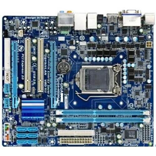Gigabyte GA-H55M-S2H original motherboard for intel LGA 1156 DDR3 H55M-S2H 8GB support i3 i5 i7 h55 used desktop motherboard