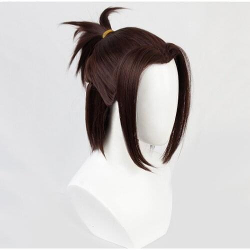 Attack on Titan Gabi Braun Cosplay Wig Brown Styled Synthetic Hair + Free Wig Cap
