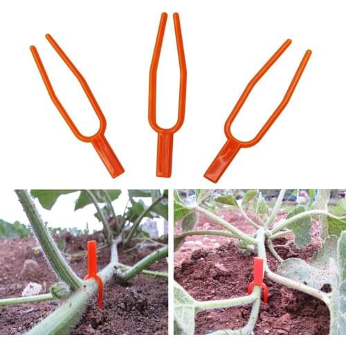 Plastic Plant Climbing Support Clips Plant Vine Holder For Flower Strawberry Seedling Tomato Garden Buildings Supplies 100 Pcs