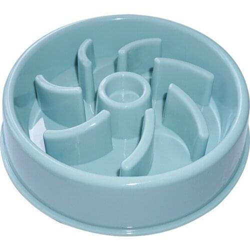 Indoor Pet Supplies Dog Slow Food Bowl New Pink Puppies Anti-choke Plastic Feeder Blue Durable Dog Water Bottle Dog Accessories