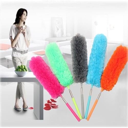 Adjustable Stretch Extend Microfiber Feather Dusting Brush Home Duster Air Conditioning Car Furniture Household Cleaning Tool