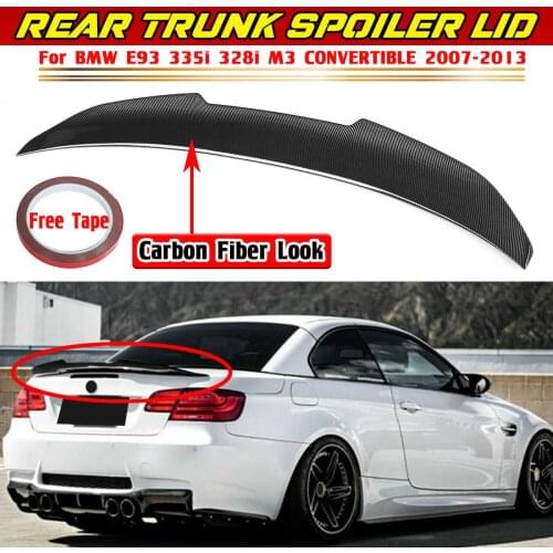 PSM Style 335i Car Rear Trunk Boot Lip Spoiler Wing Lip For BMW E93 335i 328i M3 CONVERTIBLE 2007-2013 Rear Roof Lip Spoiler