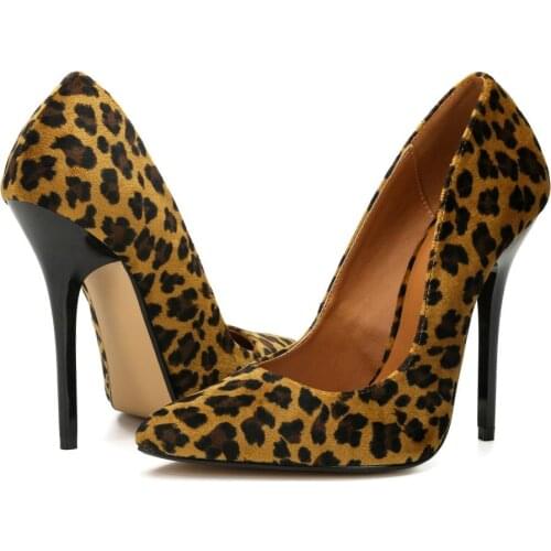 Drag Queen Trans Queer Crossdresser Mens Stiletto Leopard Pointed Toe Red Patent Leather Pumps Plus Size EUR 40-48 Women Shoes