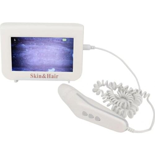 7inch Charging Type Scalp Hair Follicle Skin Hair Detector Analyser Machine 100-240V