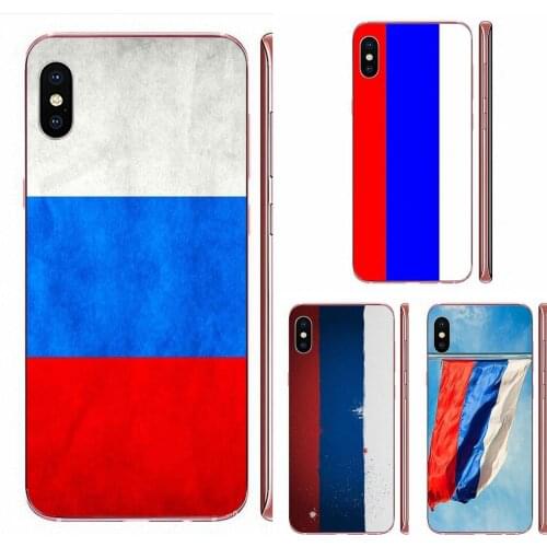 Ultra Thin Cartoon Pattern Back Phone Case For Xiaomi Redmi 3 3S 4 4A 4X 5 6 6A 7 K20 Note 2 3 4 5 5A 6 7 Plus Pro Flag Russia