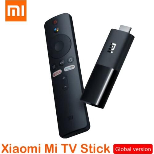 Xiaomi Mi TV Stick Global version Quad-core DDR4 Bluetooh Wifi Dolby DTS Dual Decoding Google Assistant Netflix Android TV 9.0