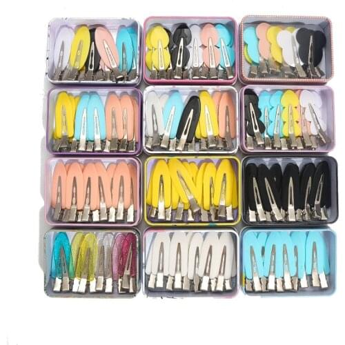 10pcs No Bend Seamless Hair Clips Side Curl Clip Bangs Fix Hairpins Makeup Washing Face Accessories Women Girls Styling Hairpins